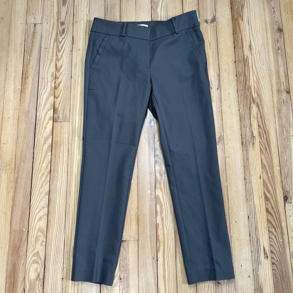 Loft Outlet Modern Skinny Ankle Dress Pants Charcoal Gray Womens 8 Office Work
